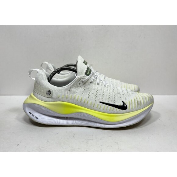 Nike ReactX Infinity Run 4 Men's Size 12 Running Shoes DR2665-101 White Volt - Picture 1 of 9